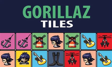 Gorillaz tiles original  Author N/A